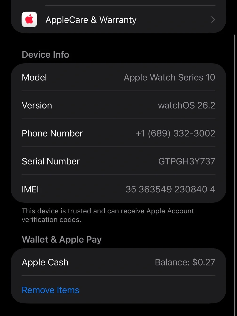 Apple Smartwatch with White Opal Band and Rose Gold Crystal Bezel